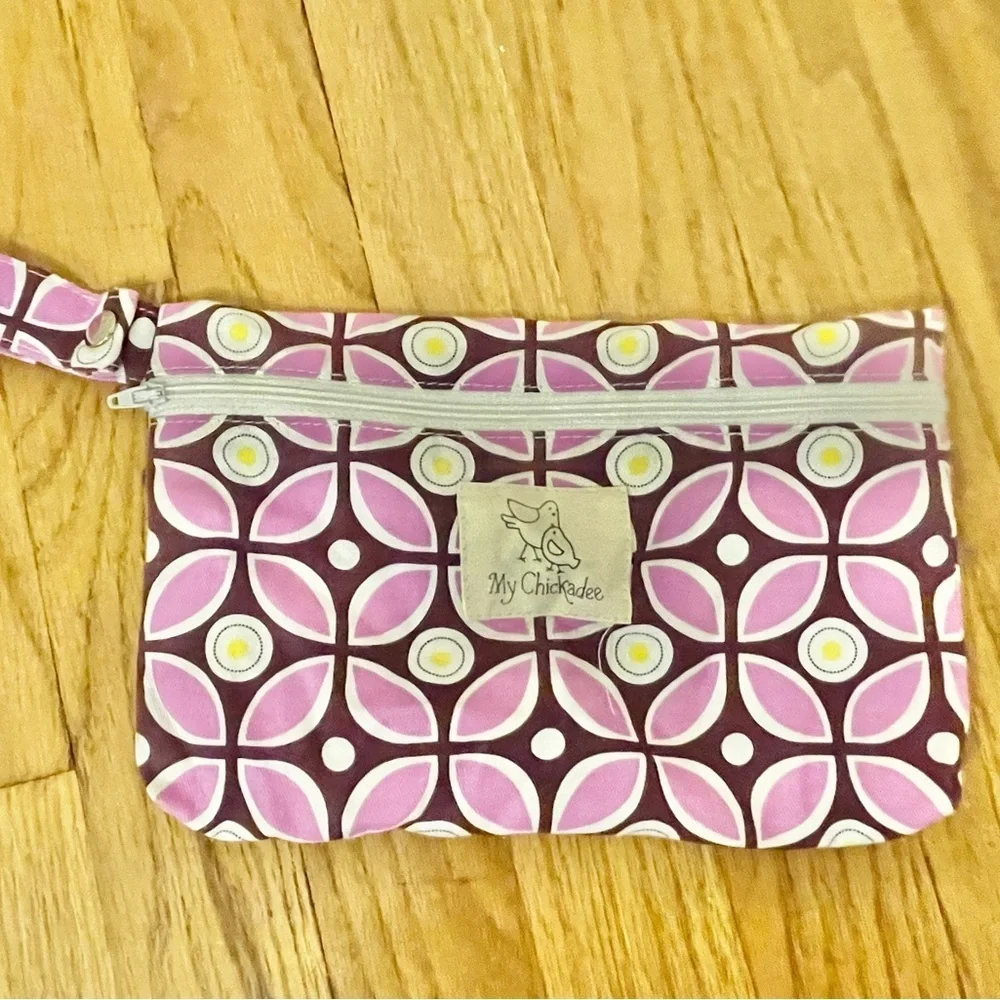 My Chikadee Baby Bag + Wallet Patterned Purple NWOT